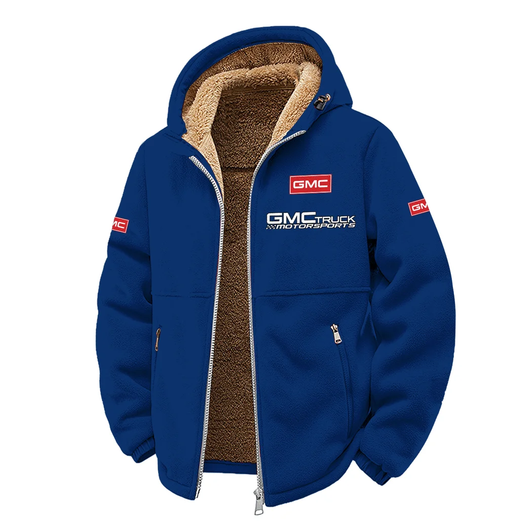 American Truck Winter Fleece Jacket, Anti-Pill Thermal Fleece HVN1450GM - Navy - Image 2