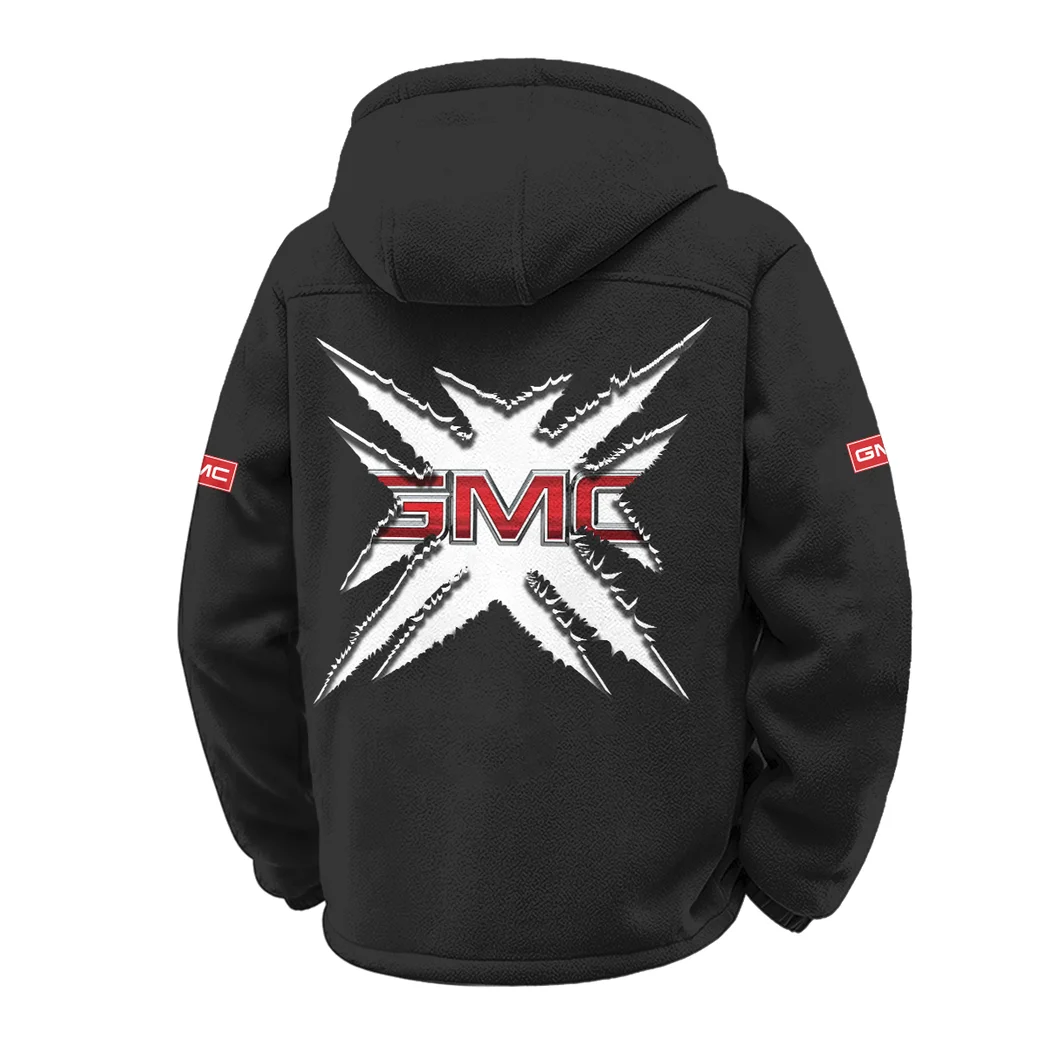 American Truck Winter Fleece Jacket, Anti-Pill Thermal Fleece HVN1450GM - Black - Image 3