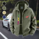 Everyday Drive Fleece Windbreaker Jacket, Midweight Thermal Windbreaker HVN1450HC - Green