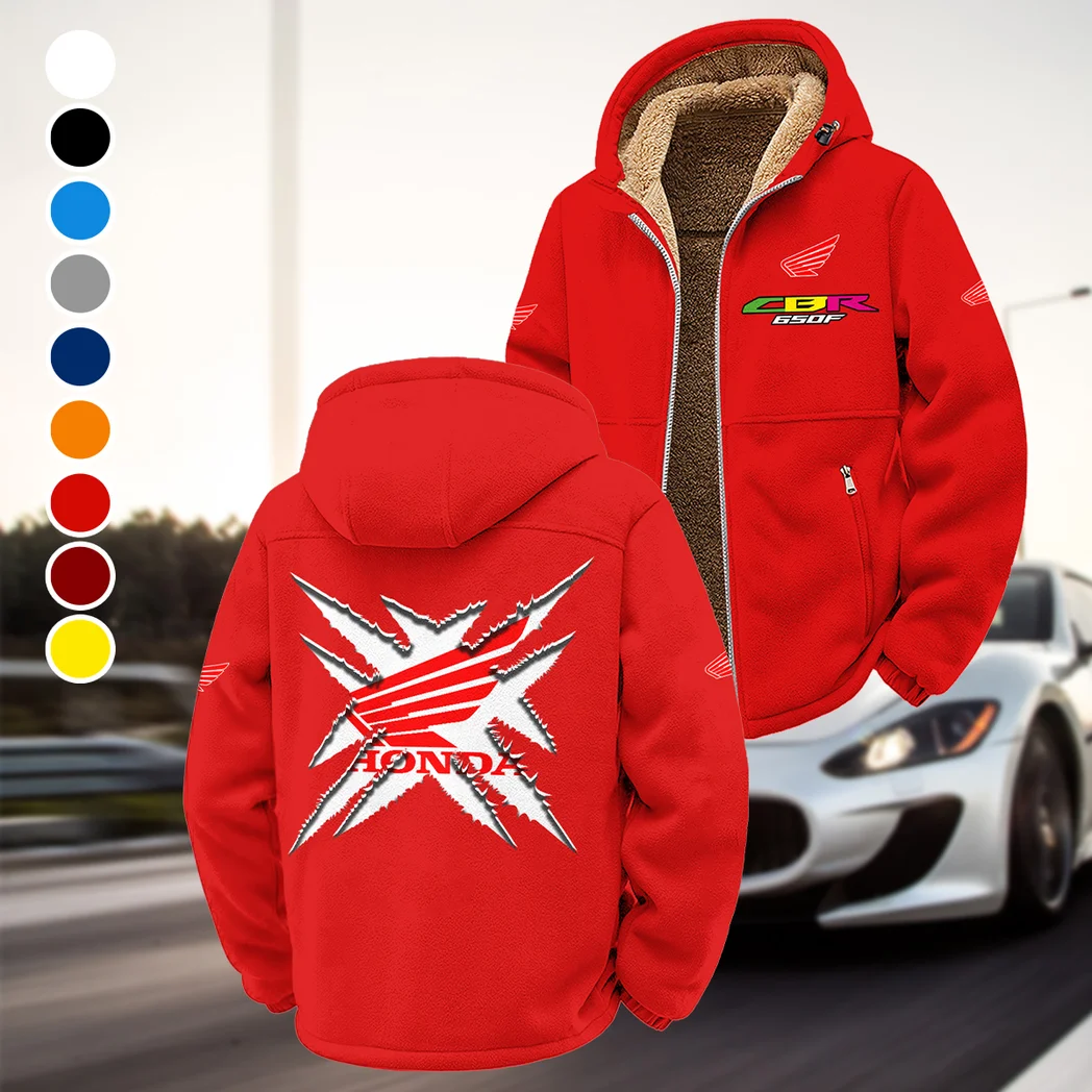Everyday Drive Winter Fleece Jacket, High-Density Comfort Fleece HVN1450HC - Red