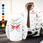 Scooter Winter Fleece Jacket, Premium Fleece Barrier HVN1450HM - White