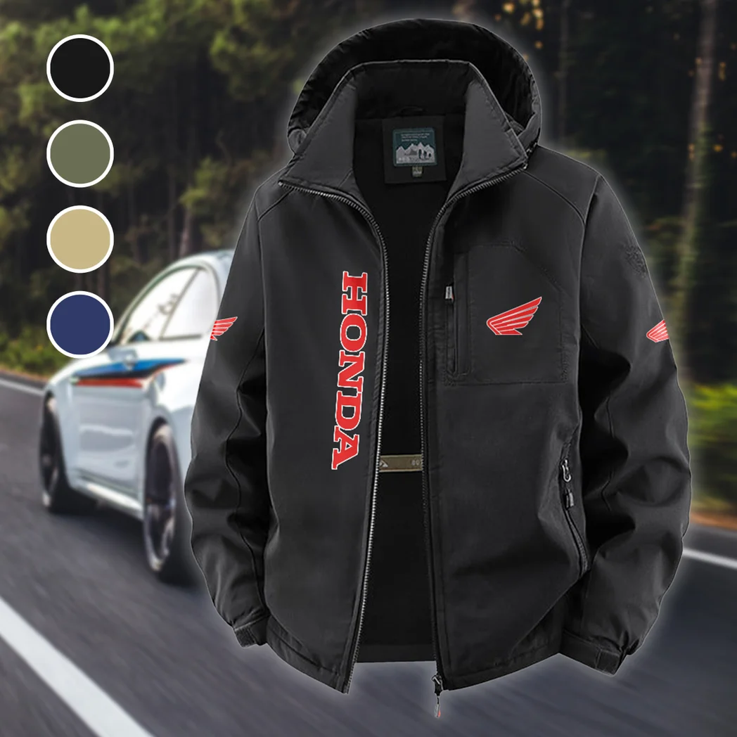 Scooter Fleece Windbreaker Jacket, Breathable Fleece Windwear HVN1450HM - Black