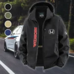 SUV Fleece Windbreaker Jacket, Cross-Training Wind Shell HVN1450HO - Black