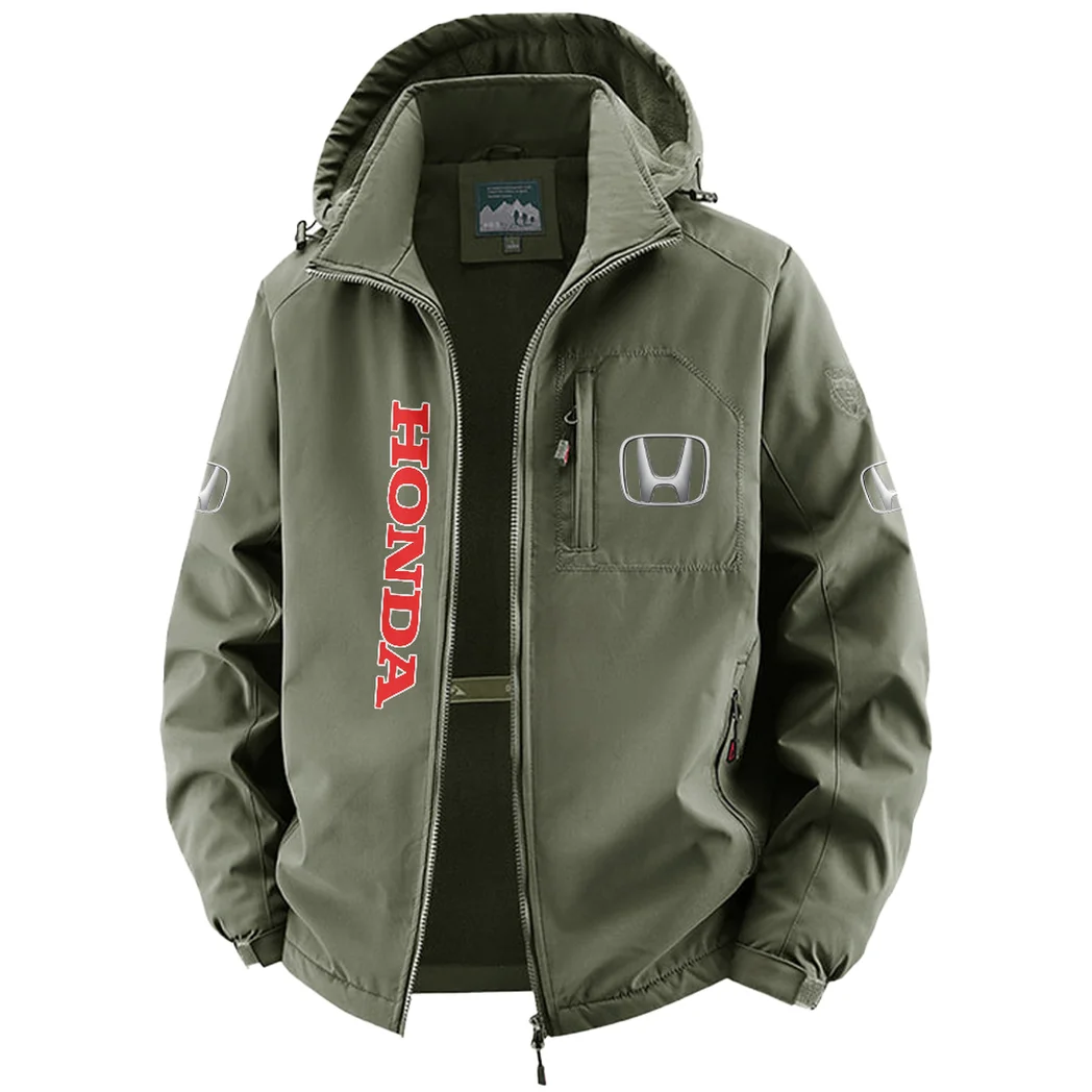 SUV Fleece Windbreaker Jacket, Cross-Training Wind Shell HVN1450HO - Green - Image 2