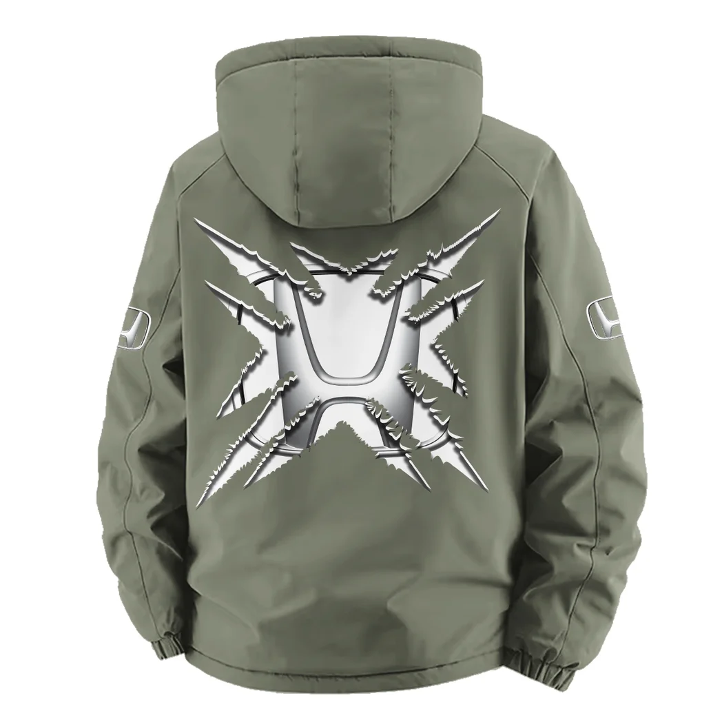 SUV Fleece Windbreaker Jacket, Cross-Training Wind Shell HVN1450HO - Green - Image 4