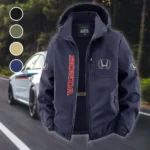 SUV Fleece Windbreaker Jacket, Cross-Training Wind Shell HVN1450HO - Navy