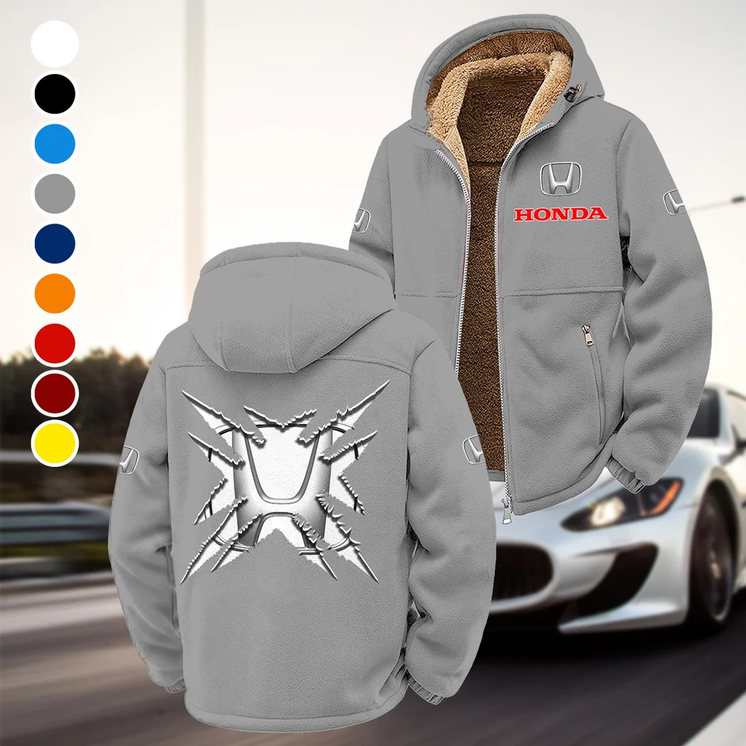SUV Winter Fleece Jacket, Thermal Winter Fleece HVN1450HO - Grey