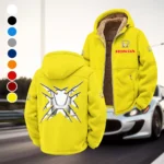SUV Winter Fleece Jacket, Thermal Winter Fleece HVN1450HO - Yellow
