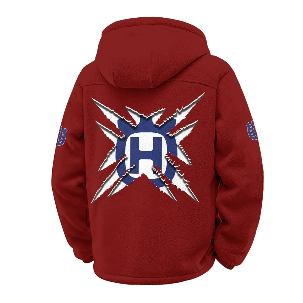 Trail Explorer Winter Fleece Jacket, Arctic Expedition Fleece HVN1450HU - Wine - Image 3