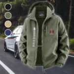 Utility Tractor Fleece Windbreaker Jacket, Thermal Wind-Stop Jacket HVN1450IH - Green