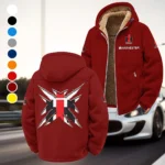 Utility Tractor Winter Fleece Jacket, Extreme Cold Fleece Coat HVN1450IH - Wine