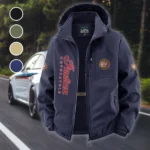 Timeless Road Bike Fleece Windbreaker Jacket, Insulated Windbreaker Fleece HVN1450IM - Navy