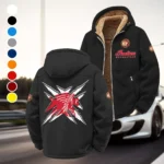 Timeless Road Bike Winter Fleece Jacket, Insulated Sport Hoody HVN1450IM - Black