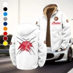 Timeless Road Bike Winter Fleece Jacket, Insulated Sport Hoody HVN1450IM - White