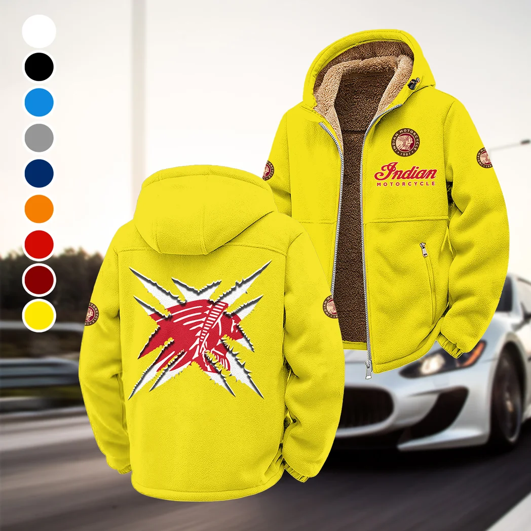 Timeless Road Bike Winter Fleece Jacket, Insulated Sport Hoody HVN1450IM - Yellow