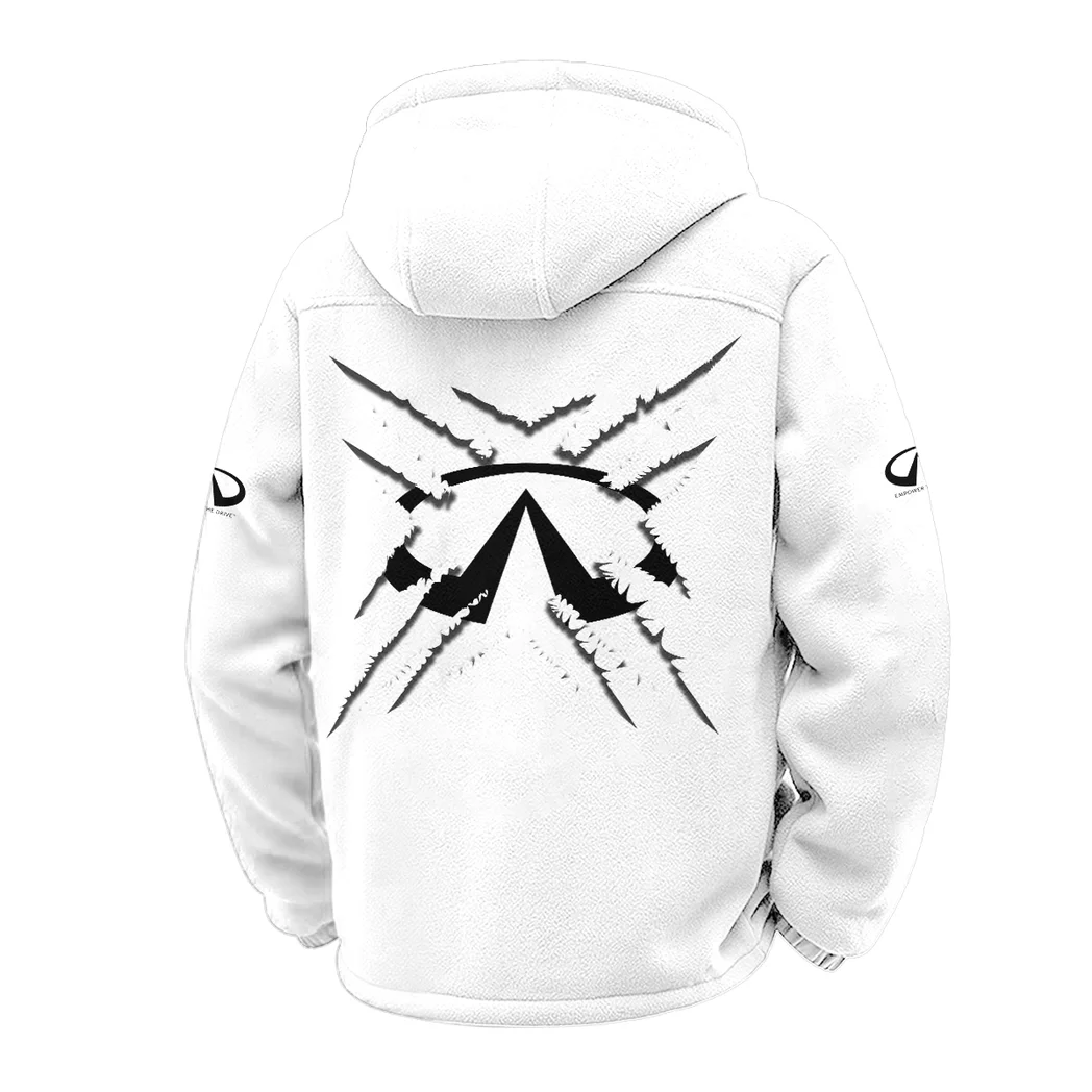 Performance Coupe Winter Fleece Jacket, Sub-Zero Fleece Jacket HVN1450IN - White - Image 3