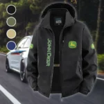 Farming Vehicle Fleece Windbreaker Jacket, Core-Warmth Windbreaker HVN1450JD - Black