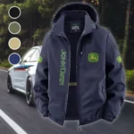 Farming Vehicle Fleece Windbreaker Jacket, Core-Warmth Windbreaker HVN1450JD - Navy