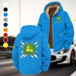 Farming Vehicle Winter Fleece Jacket, Deep Winter Comfort Fleece HVN1450JD - Cyan