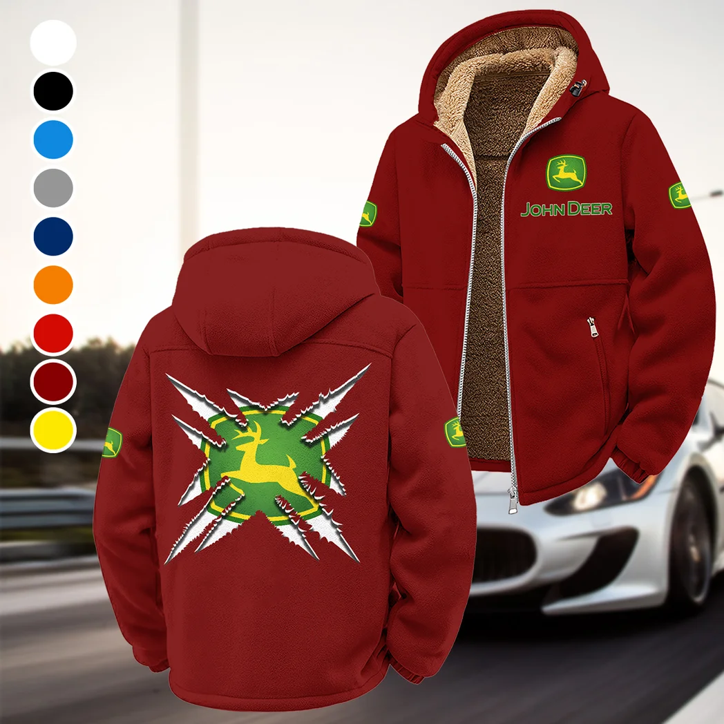 Farming Vehicle Winter Fleece Jacket, Deep Winter Comfort Fleece HVN1450JD - Wine