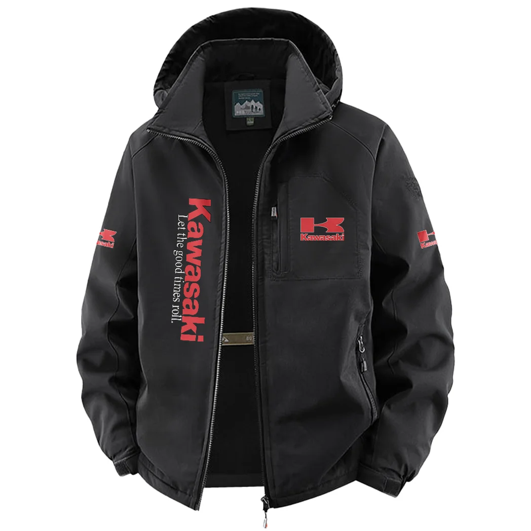 Performance Motorcycle Fleece Windbreaker Jacket, Storm-Blocker Fleece HVN1450KA - Black - Image 2