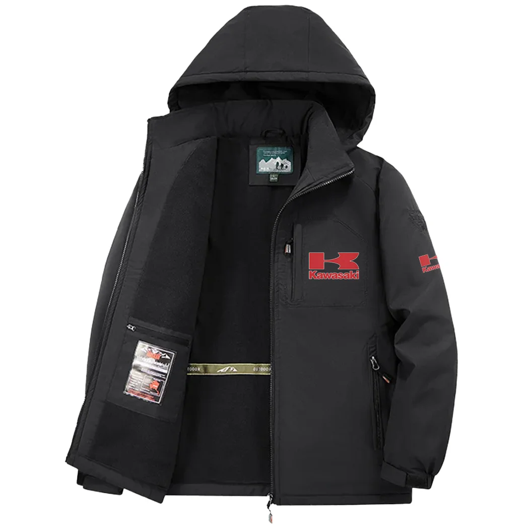 Performance Motorcycle Fleece Windbreaker Jacket, Storm-Blocker Fleece HVN1450KA - Black - Image 3