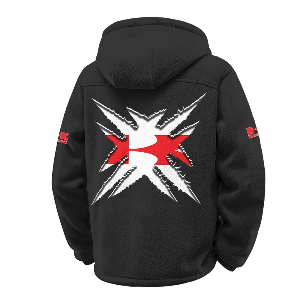 Performance Motorcycle Winter Fleece Jacket, Essential Winter Warmth HVN1450KA - Black - Image 3