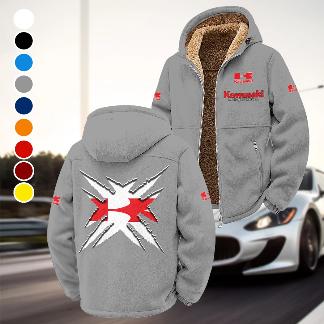 Performance Motorcycle Winter Fleece Jacket, Essential Winter Warmth HVN1450KA - Grey