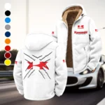 Performance Motorcycle Winter Fleece Jacket, Essential Winter Warmth HVN1450KA - White
