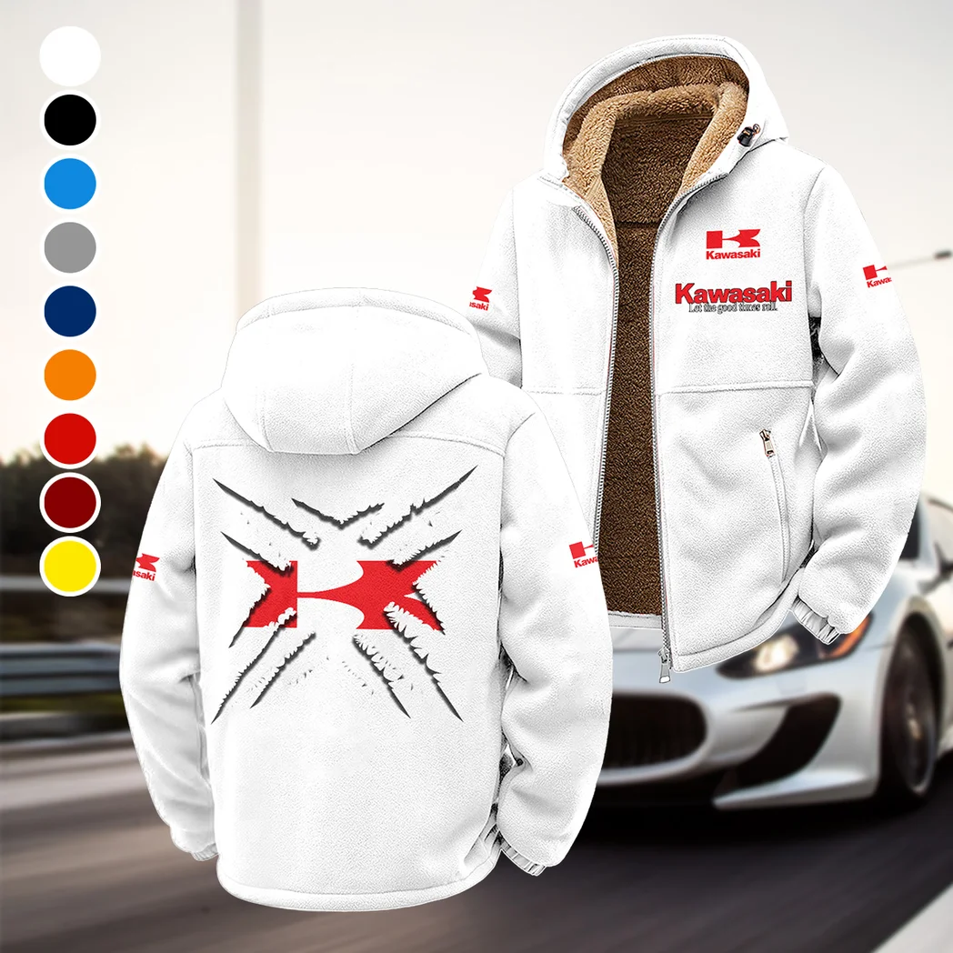 Performance Motorcycle Winter Fleece Jacket, Essential Winter Warmth HVN1450KA - White