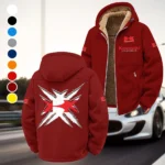 Performance Motorcycle Winter Fleece Jacket, Essential Winter Warmth HVN1450KA - Wine