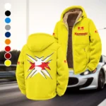 Performance Motorcycle Winter Fleece Jacket, Essential Winter Warmth HVN1450KA - Yellow
