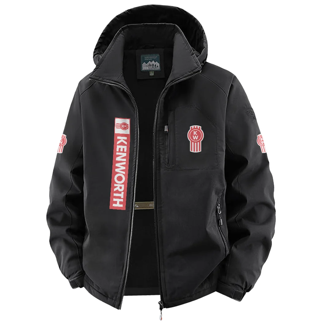 Industrial Hauler Fleece Windbreaker Jacket, Essential Cold & Wind Barrier HVN1450KE - Black - Image 2