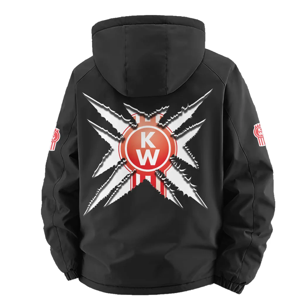 Industrial Hauler Fleece Windbreaker Jacket, Essential Cold & Wind Barrier HVN1450KE - Black - Image 4