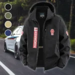 Industrial Hauler Fleece Windbreaker Jacket, Essential Cold & Wind Barrier HVN1450KE - Black