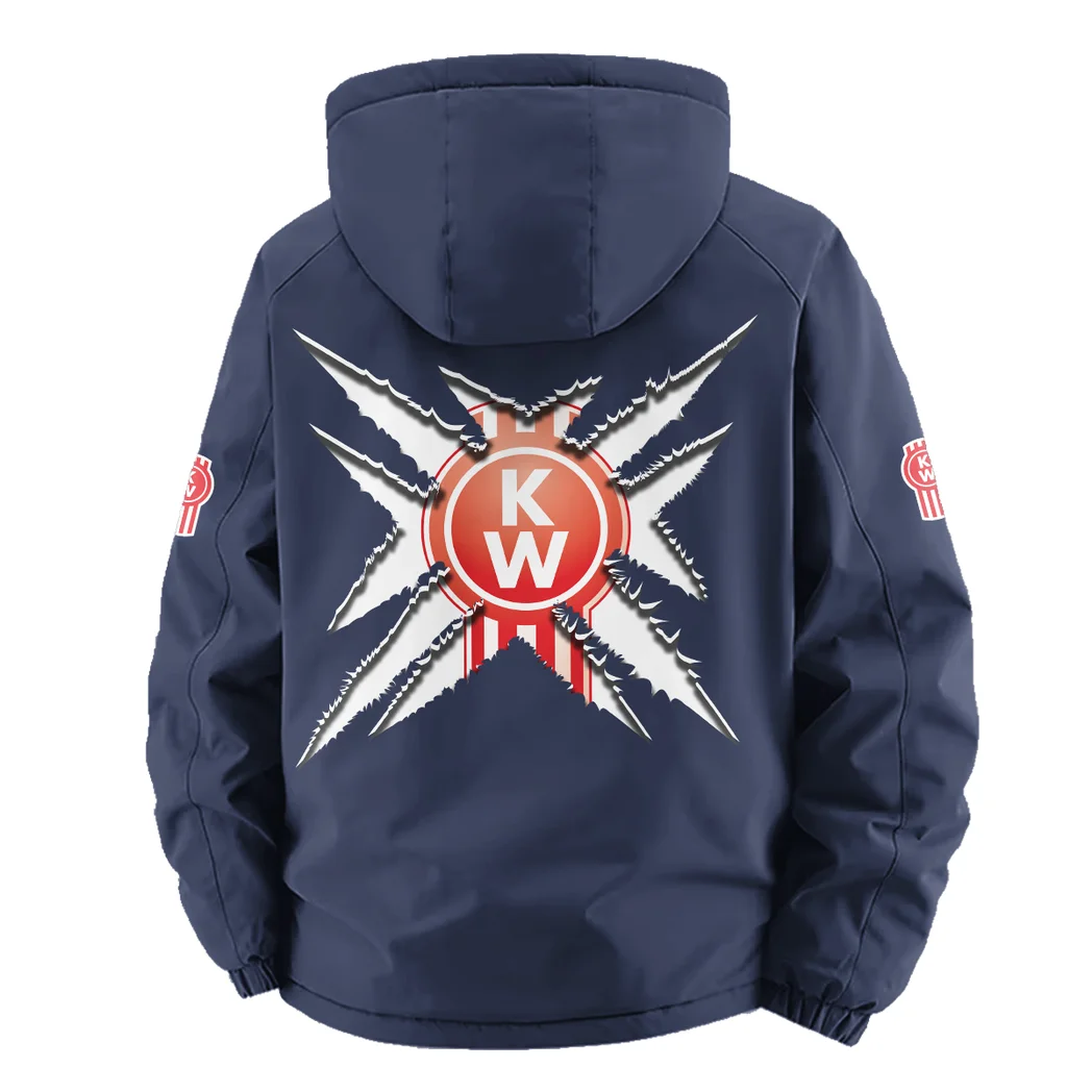 Industrial Hauler Fleece Windbreaker Jacket, Essential Cold & Wind Barrier HVN1450KE - Navy - Image 4