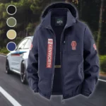 Industrial Hauler Fleece Windbreaker Jacket, Essential Cold & Wind Barrier HVN1450KE - Navy