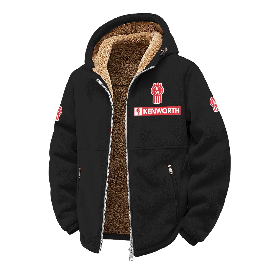 Industrial Hauler Winter Fleece Jacket, Superior Thermal Protection HVN1450KE - Black - Image 2