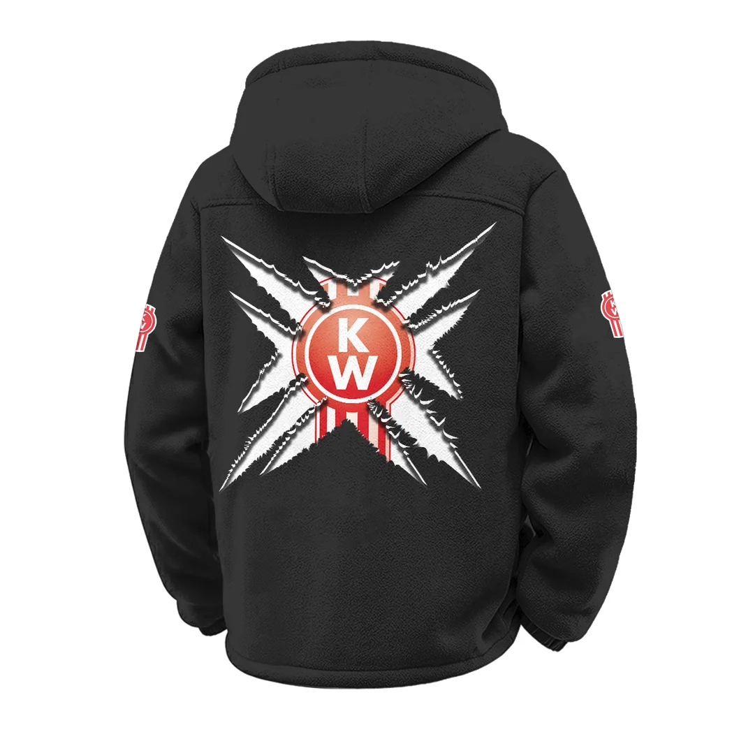 Industrial Hauler Winter Fleece Jacket, Superior Thermal Protection HVN1450KE - Black - Image 3