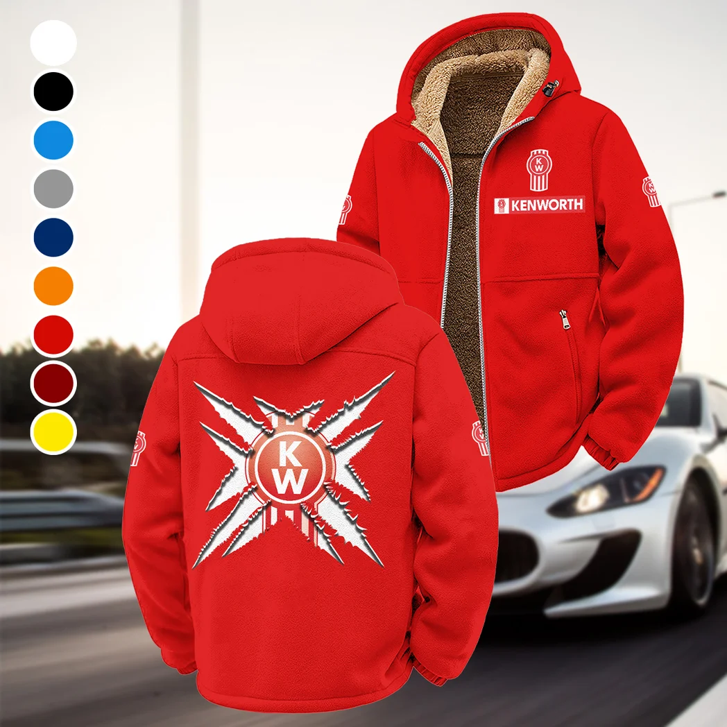 Industrial Hauler Winter Fleece Jacket, Superior Thermal Protection HVN1450KE - Red