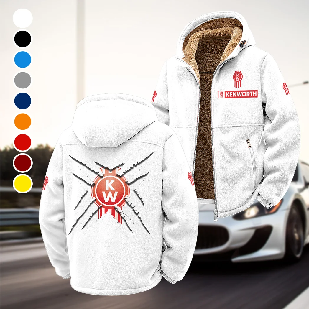 Industrial Hauler Winter Fleece Jacket, Superior Thermal Protection HVN1450KE - White