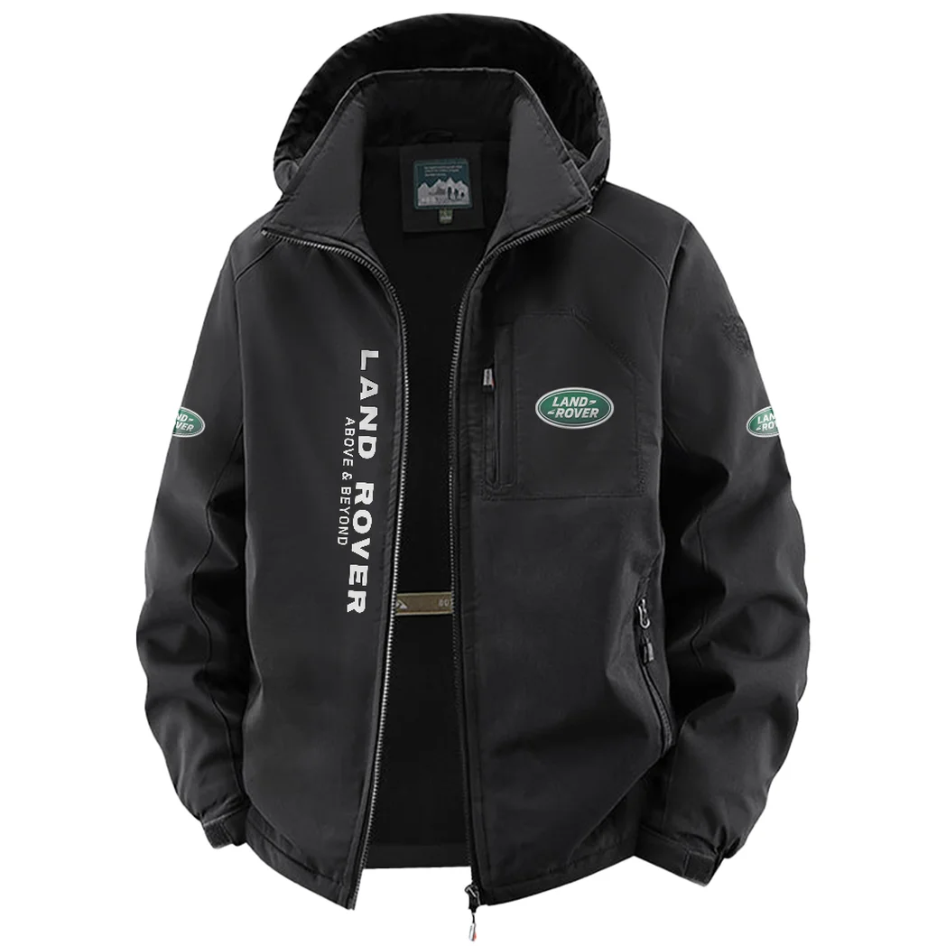 Rugged Terrain Auto Brand Fleece Windbreaker Jacket, Weather-Guard Fleece HVN1450LR - Black - Image 2