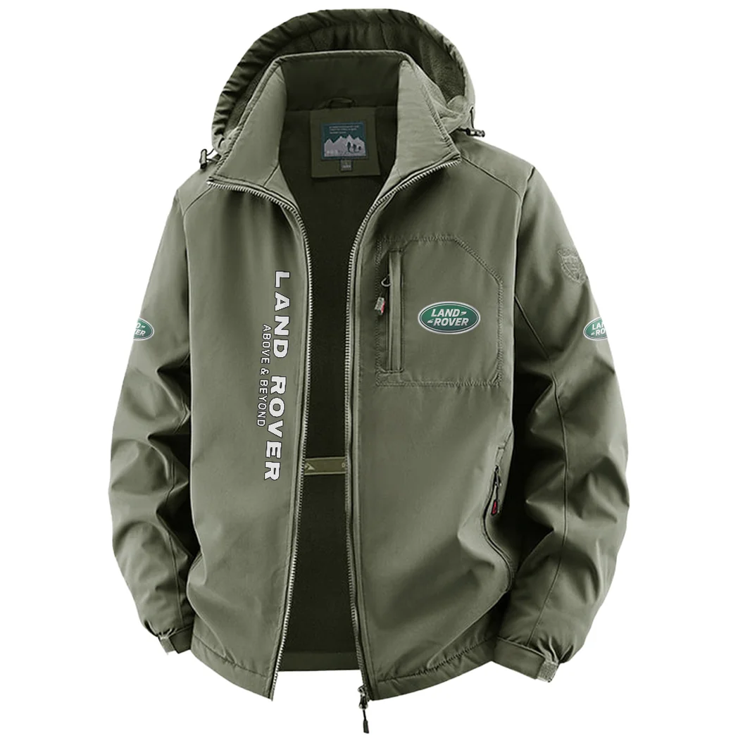 Rugged Terrain Auto Brand Fleece Windbreaker Jacket, Weather-Guard Fleece HVN1450LR - Green - Image 2