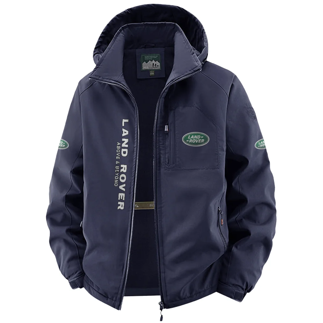 Rugged Terrain Auto Brand Fleece Windbreaker Jacket, Weather-Guard Fleece HVN1450LR - Navy - Image 2