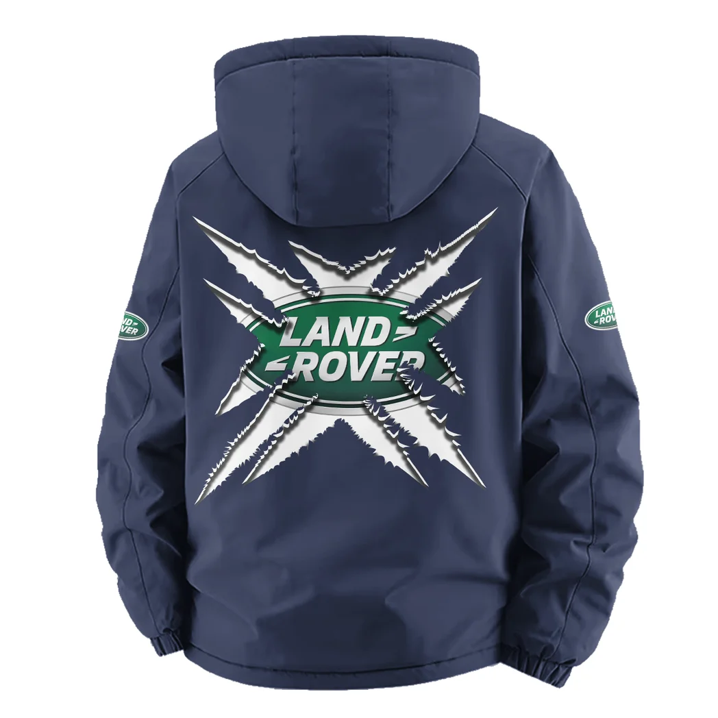 Rugged Terrain Auto Brand Fleece Windbreaker Jacket, Weather-Guard Fleece HVN1450LR - Navy - Image 4