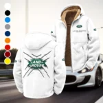 Rugged Terrain Auto Brand Winter Fleece Jacket, High-Performance Trail Jacket HVN1450LR - White