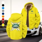 Rugged Terrain Auto Brand Winter Fleece Jacket, High-Performance Trail Jacket HVN1450LR - Yellow