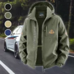 Strong Energy Fleece Windbreaker Jacket, Thermal Wind-Deflector HVN1450MA - Green