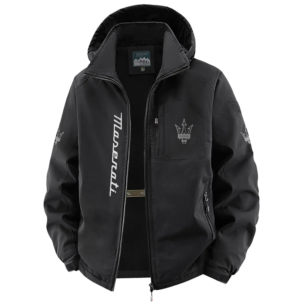 Supercar Fleece Windbreaker Jacket, Dynamic Trail Runner's Shell HVN1450MA - Black - Image 2