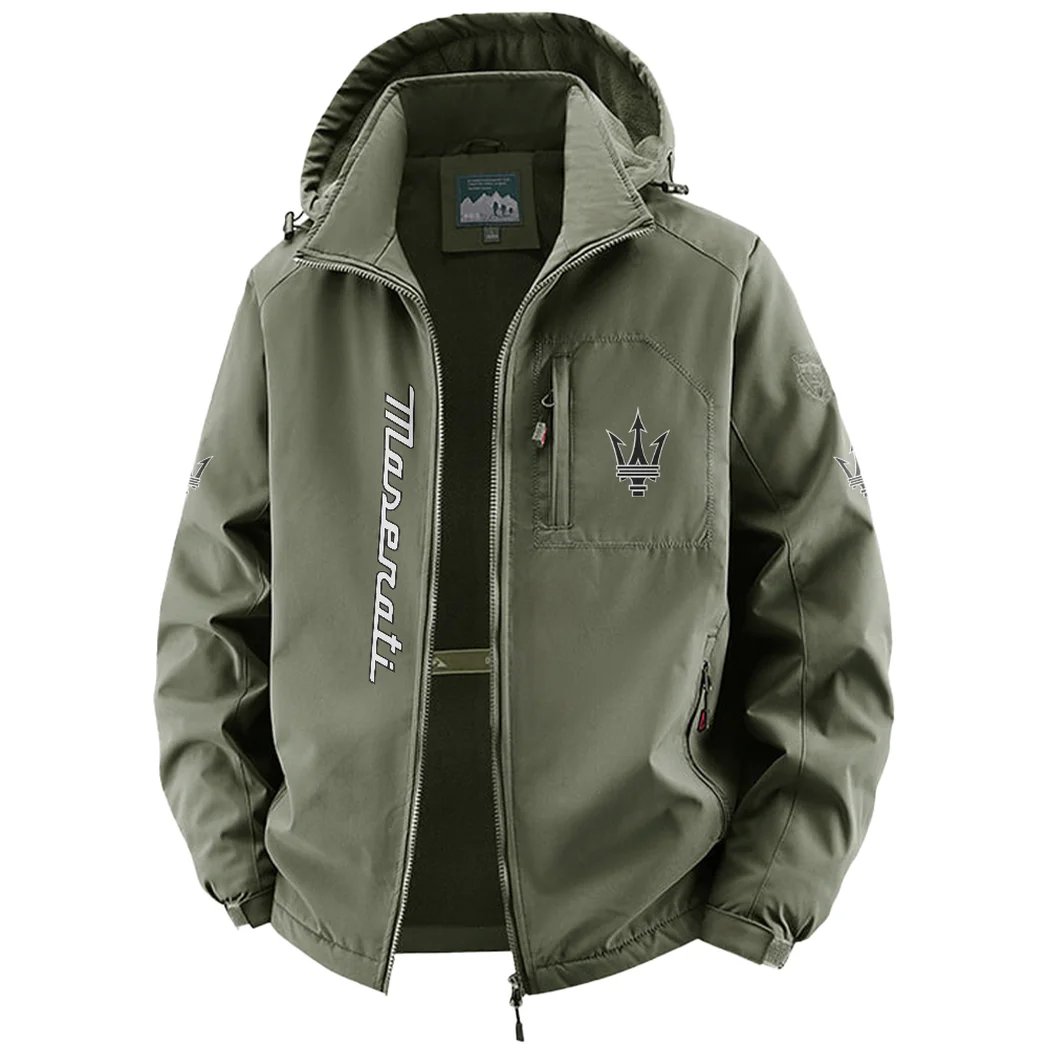 Supercar Fleece Windbreaker Jacket, Dynamic Trail Runner's Shell HVN1450MA - Green - Image 2